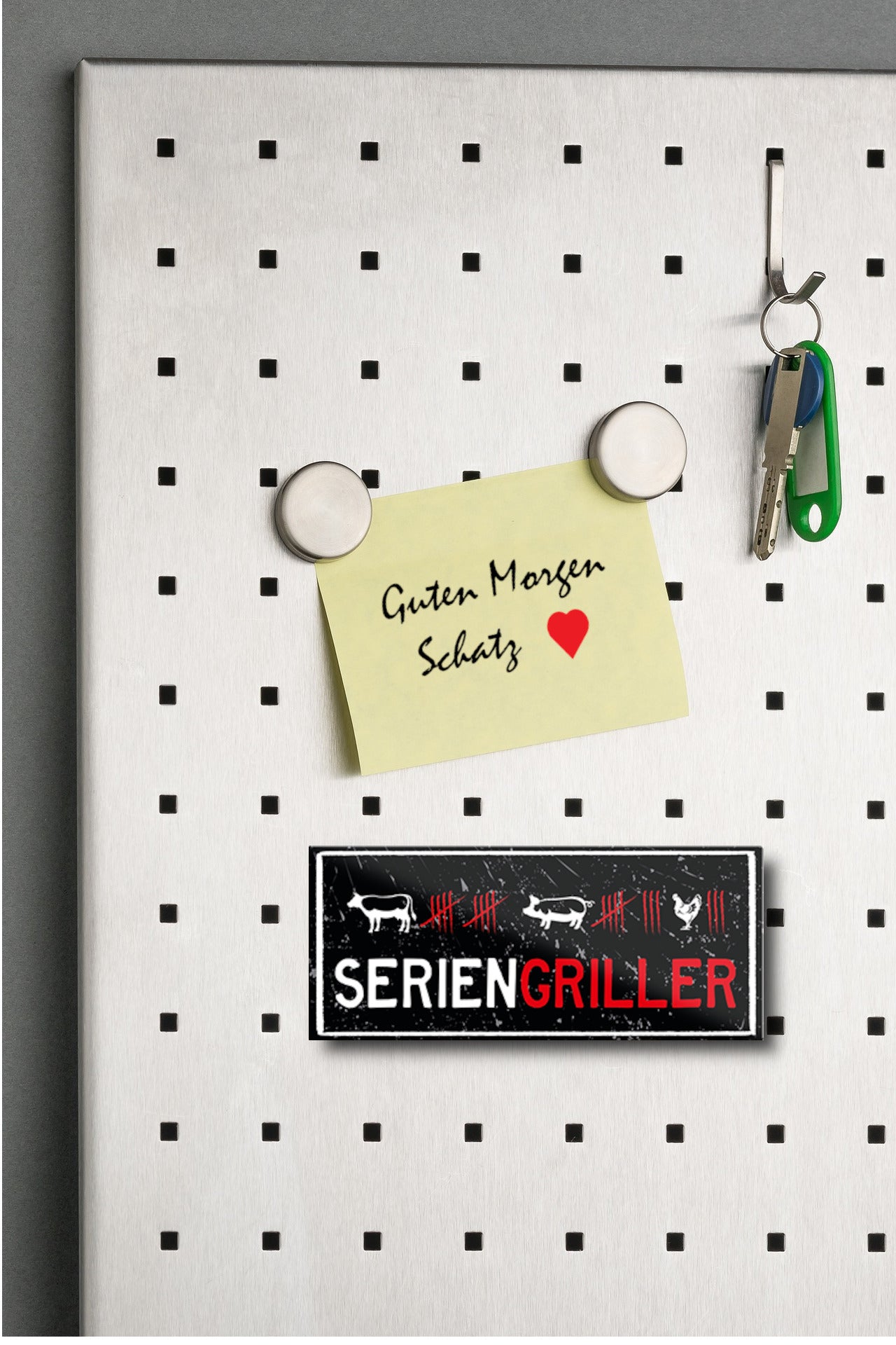 Magnet ''Seriengriller'' 9,3x4cm