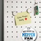 Magnet ''Meppen Fan'' 8x8x0,3cm