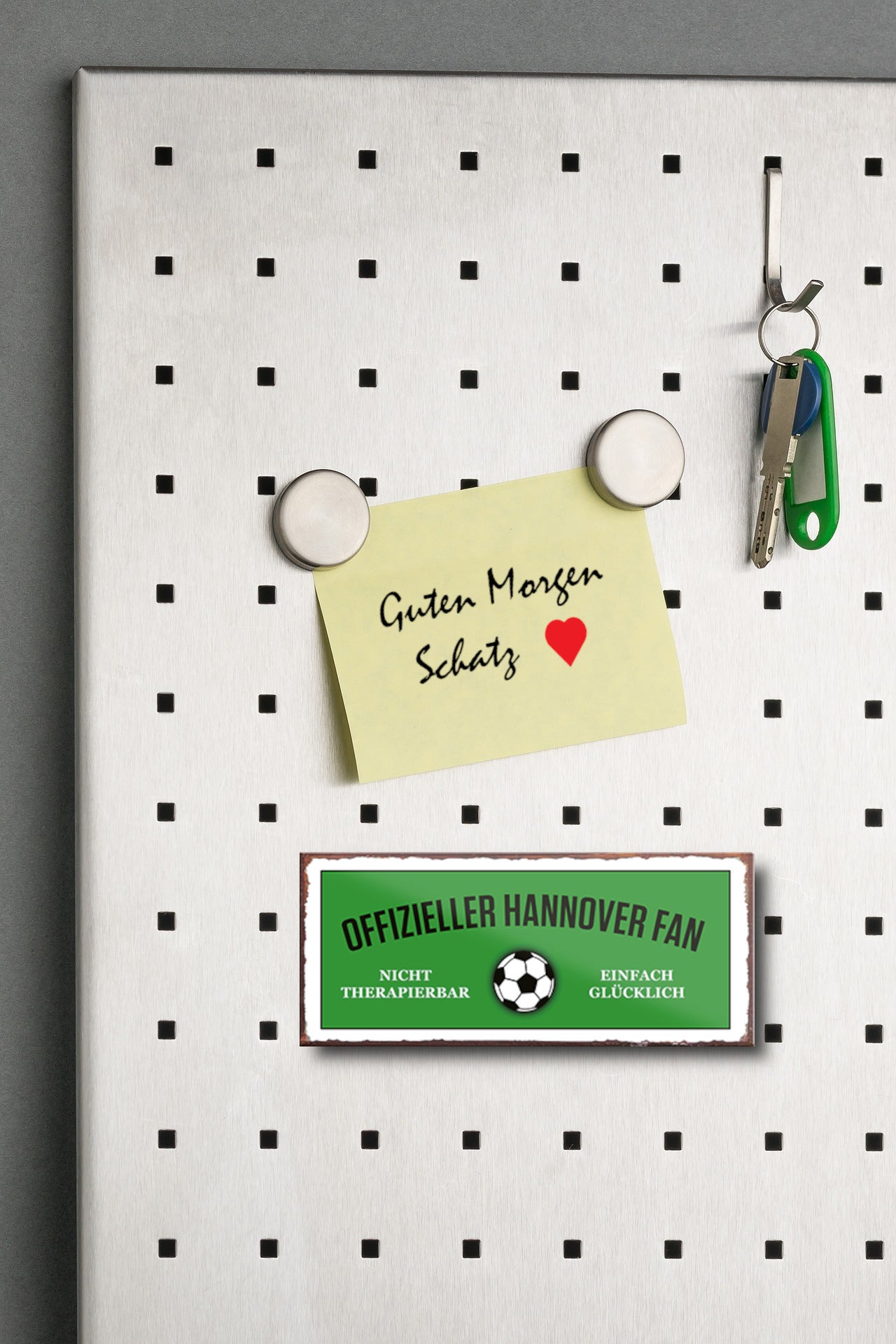 Magnet ''Offizieller Hannover Fan'' 9,3x4cm