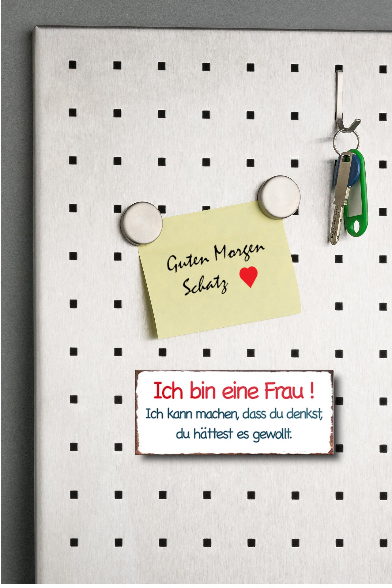 Magnet ''Ich bin eine Frau'' 9,3x4cm