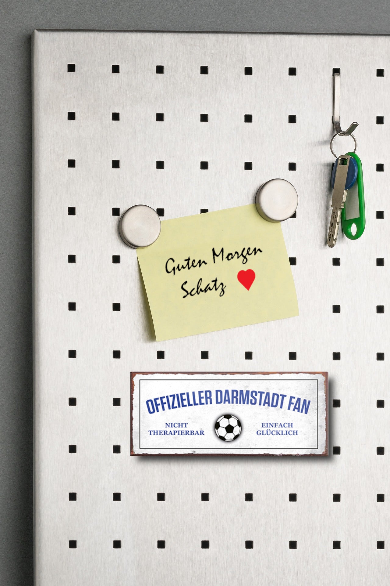 Magnet ''Offizieller Darmstadt Fan'' 9,3x4cm