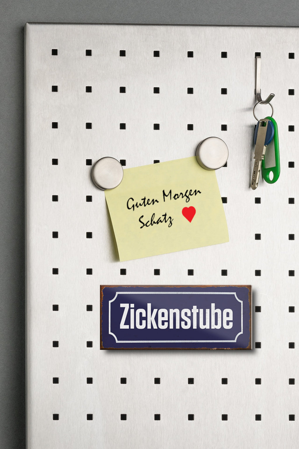 Magnet ''Zickenstube'' 9,3x4cm