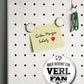 Magnet ''Verl Fan'' 8x8x0,3cm