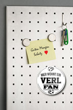 Magnet ''Verl Fan'' 8x8x0,3cm