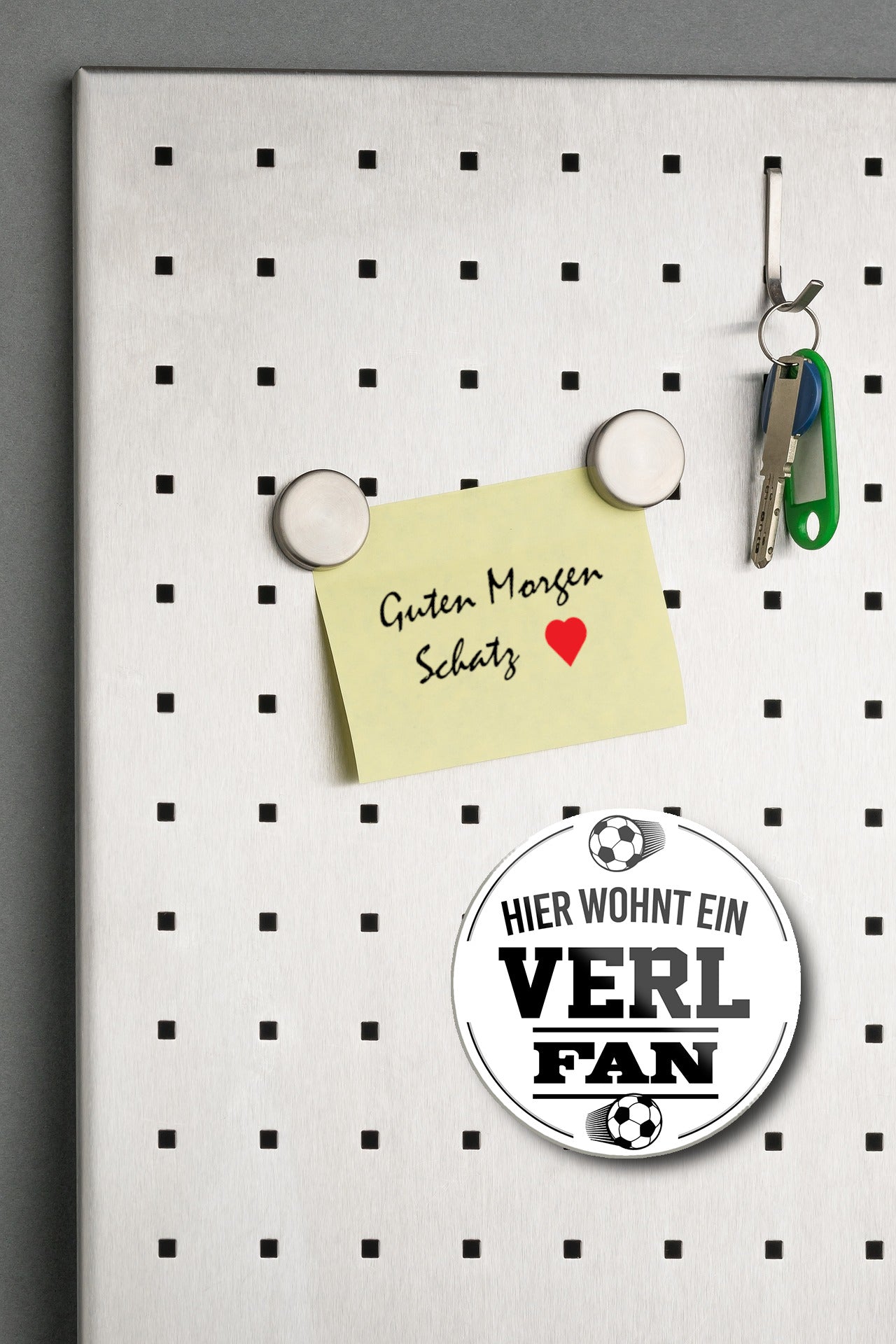 Magnet ''Verl Fan'' 8x8x0,3cm