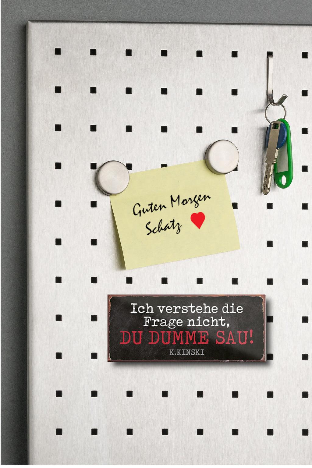 Magnet ''Ich verstehe die Frage nicht, du dumme sau'' 9,3x4cm