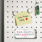 Magnet ''Mr. Right Mrs. always Right'' 9,3x4cm