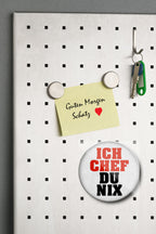Magnet ''Ich Chef du Nichts'' 8x8x0,3cm