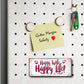 Magnet ''Happy Wife Happy Life'' 9,3x4cm