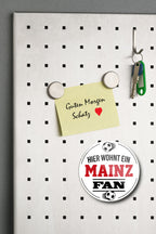Magnet ''Mainz Fan'' 8x8x0,3cm