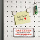 Magnet ''Das Leben ist zu kurz für irgendwann (grau)'' 9,3x4cm