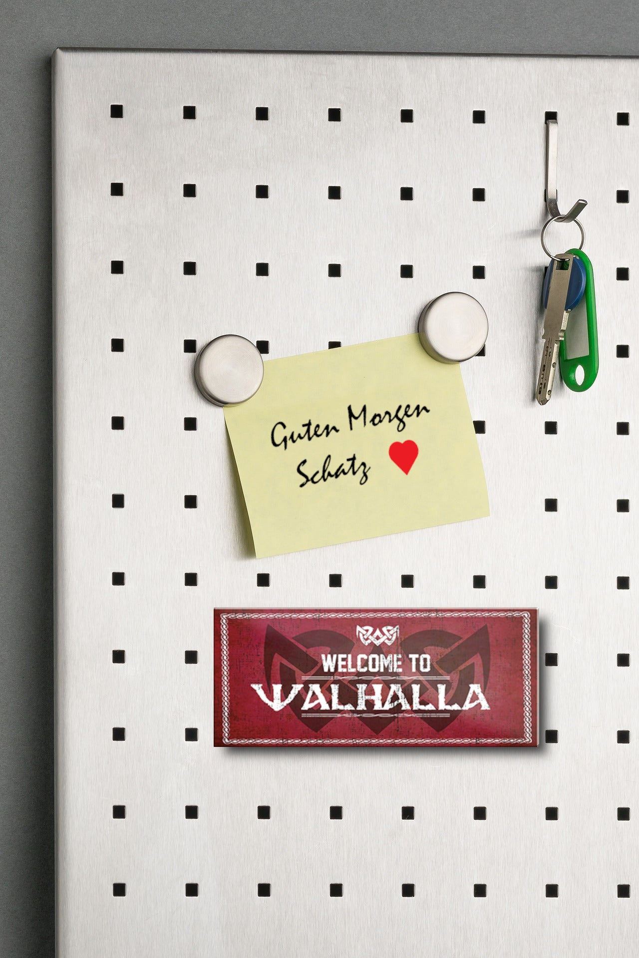 Magnet ''Welcome to Valhalla'' 9,3x4cm