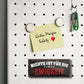 Magnet ''Nichts ist für die Ewigkeit'' 9,3x4cm