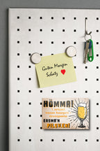 Magnet ''Hömma ersma'n Pilschen'' 9x6x0,3cm