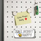 Magnet ''Don't worry BEE happy'' 9,3x4cm