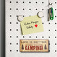 Magnet ''Life is better Camping'' 9,3x4cm