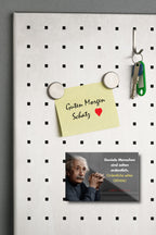 Magnet ''Geniale Menschen sind selten ordentlich (Einstein)'' 9x6x0,3cm