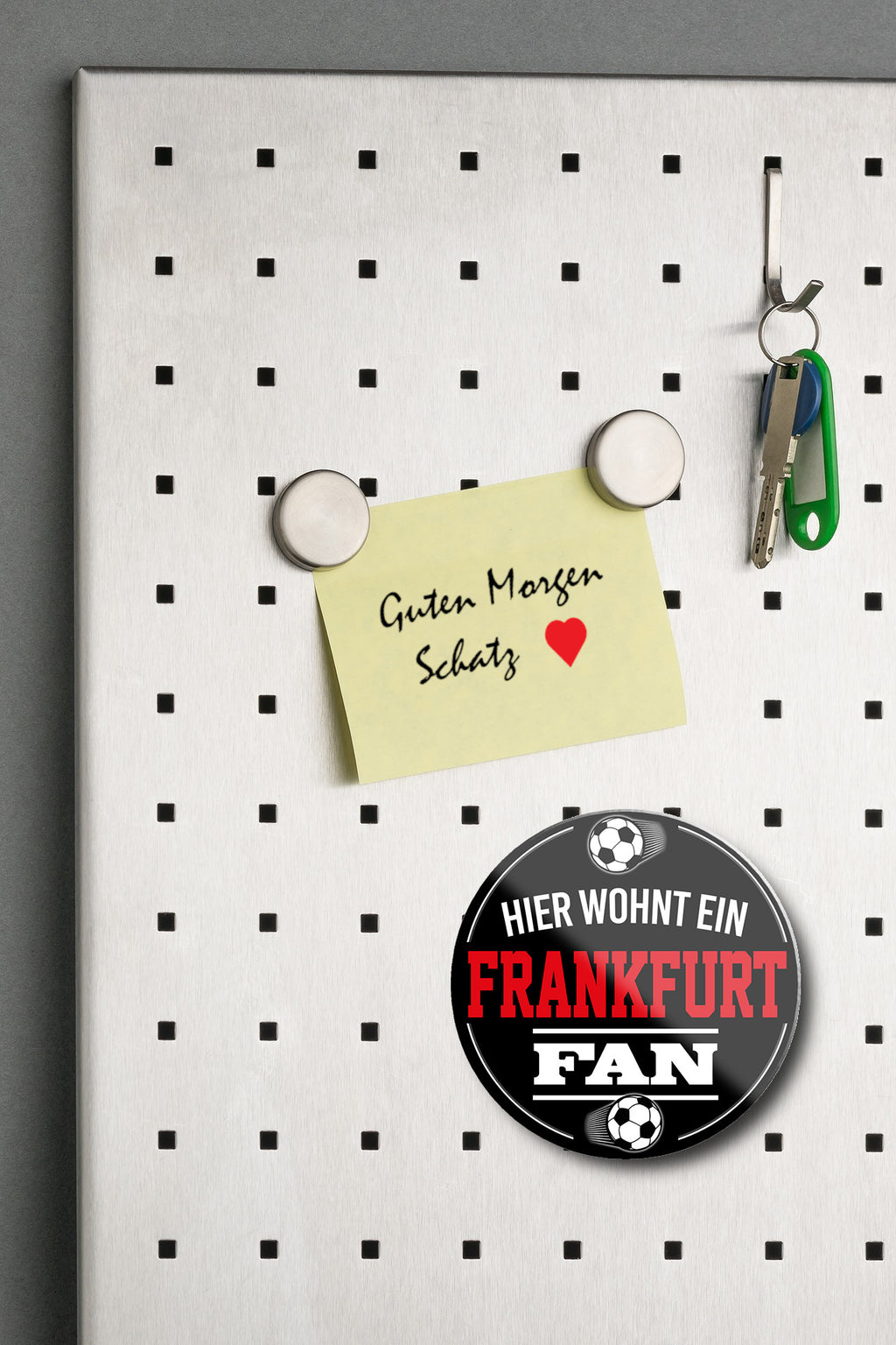 Magnet ''Frankfurt Fan'' 8x8x0,3cm