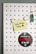 Magnet ''Frankfurt Fan'' 8x8x0,3cm