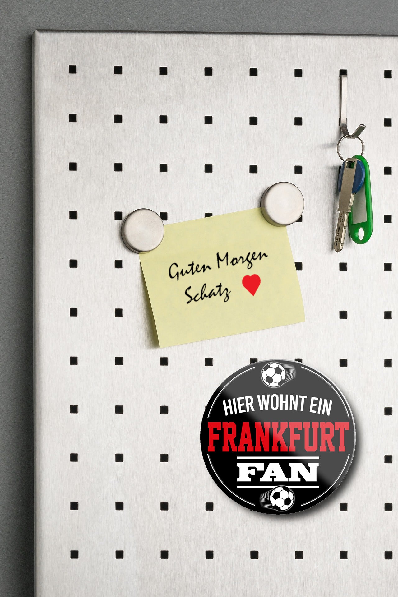 Magnet ''Frankfurt Fan'' 8x8x0,3cm