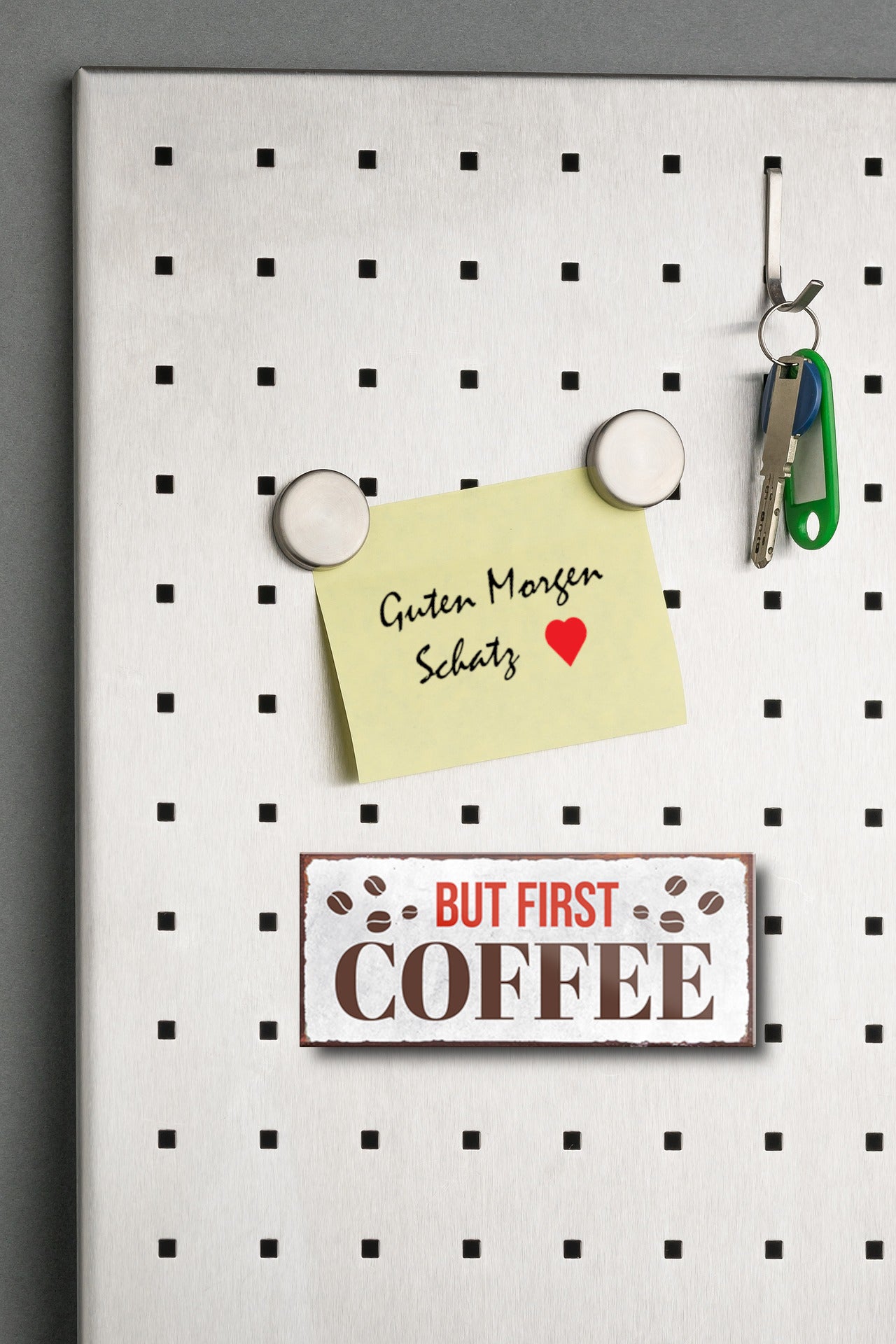 Magnet ''But first coffee'' 9,3x4cm