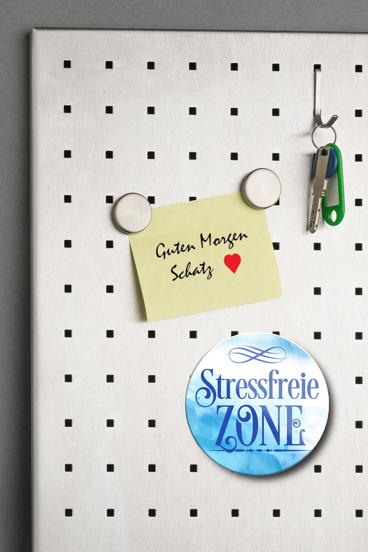 Magnet ''stress-free zone'' 8x8x0.3cm