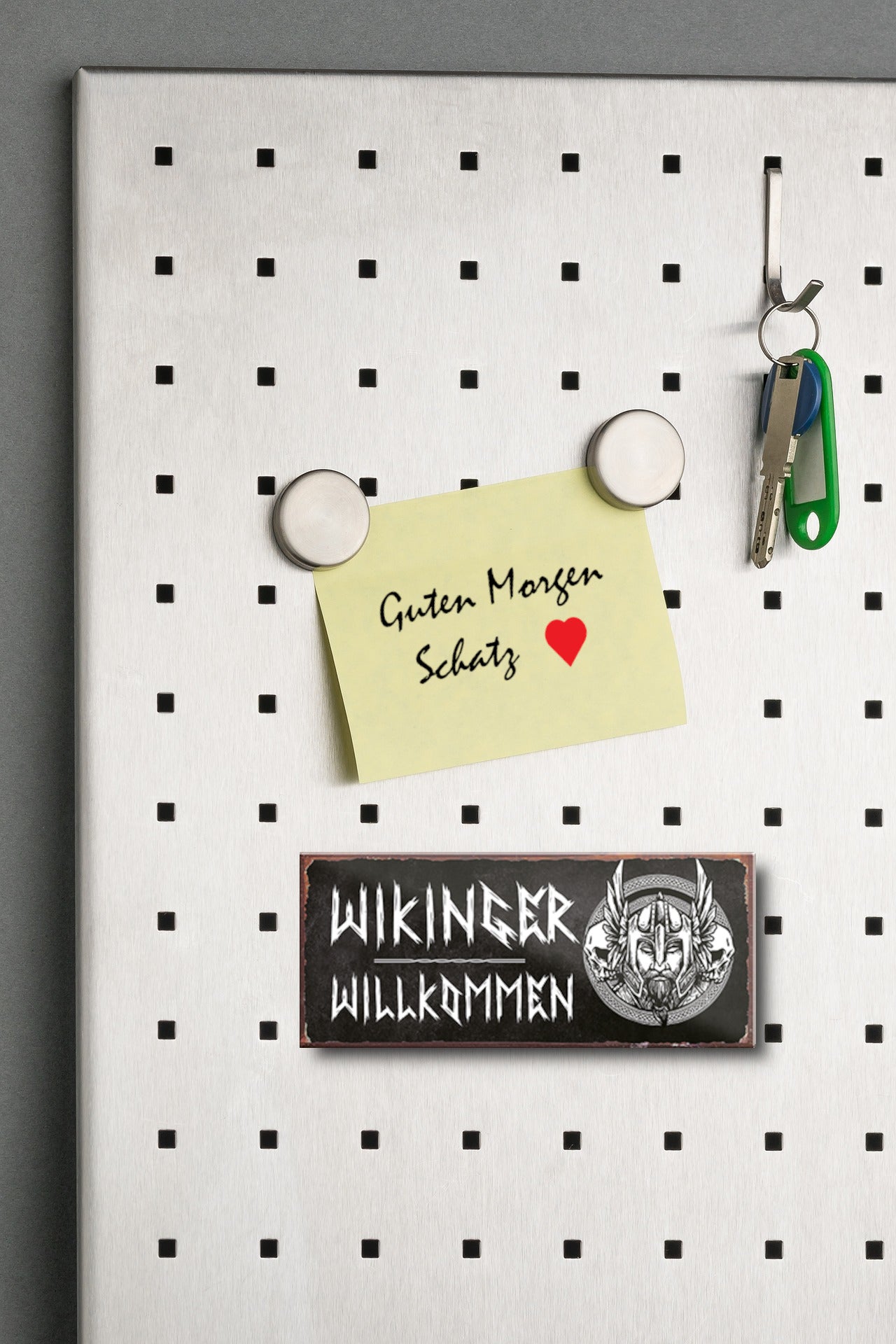 Magnet ''Wikinger Willkommen'' 9,3x4cm