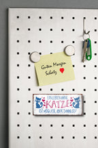 Magnet ''Ein Leben ohne Katze ist sinnlos'' 9,3x4cm