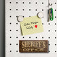 Magnet ''Sheriff's Office'' 9,3x4cm