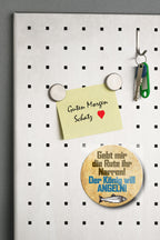 Magnet ''Gebt mir die Rute König will angeln'' 8x8x0,3cm