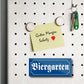 Magnet ''Biergarten (altdeutsch)'' 9,3x4cm