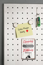 Magnet ''Camping ist der Zustand Erholung'' 9x6x0,3cm
