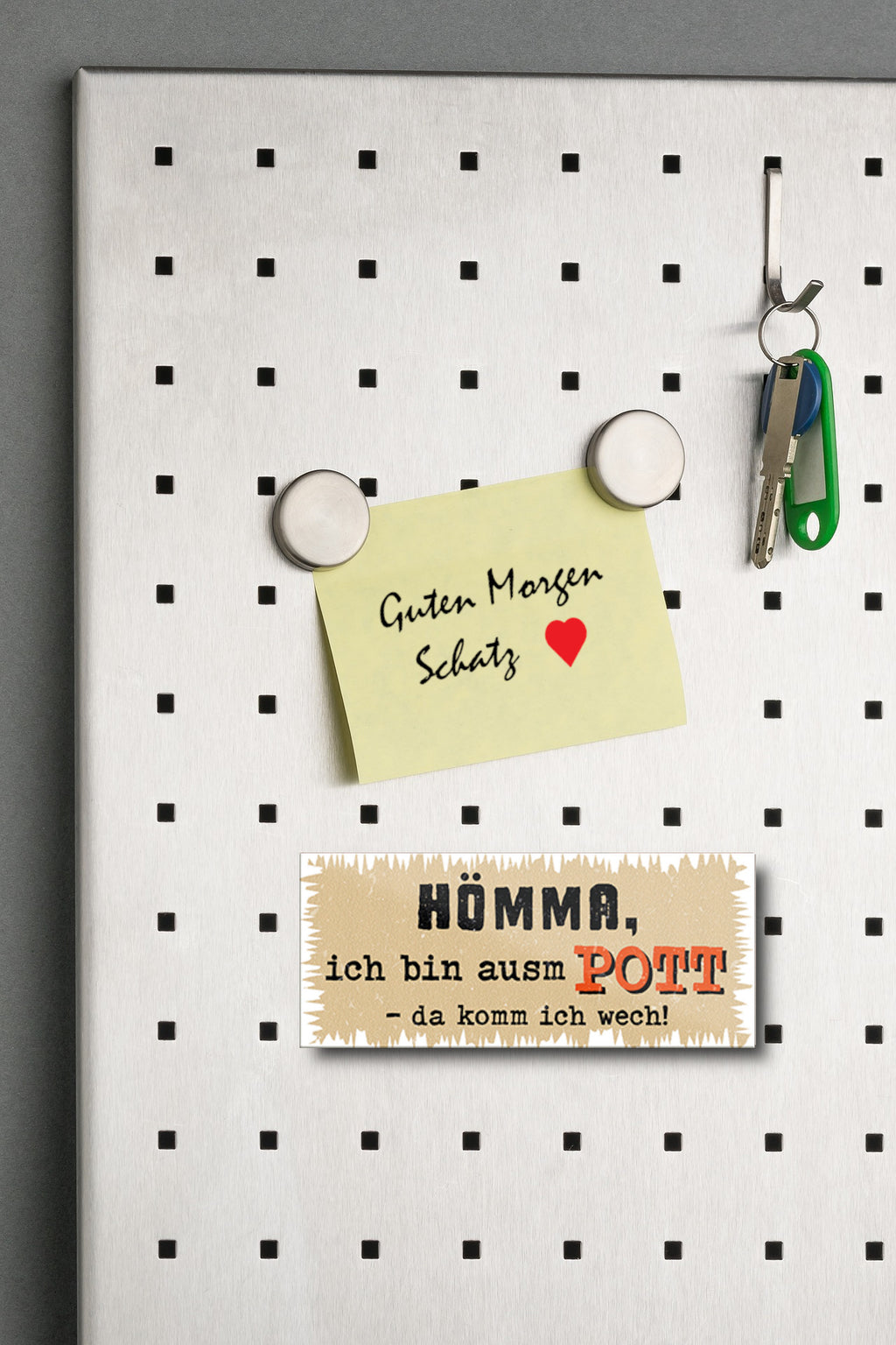 Magnet ''Hömma, ich bin ausm Pott'' 9,3x4cm
