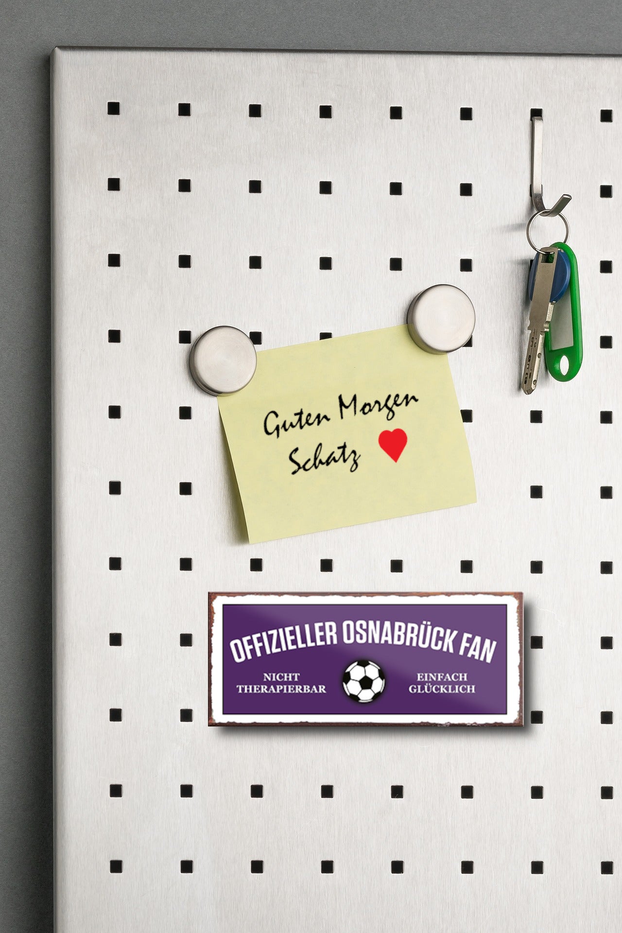 Magnet ''Offizieller Osnabrück Fan'' 9,3x4cm