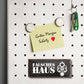 Magnet ''Falsches Haus (waffe)'' 9,3x4cm