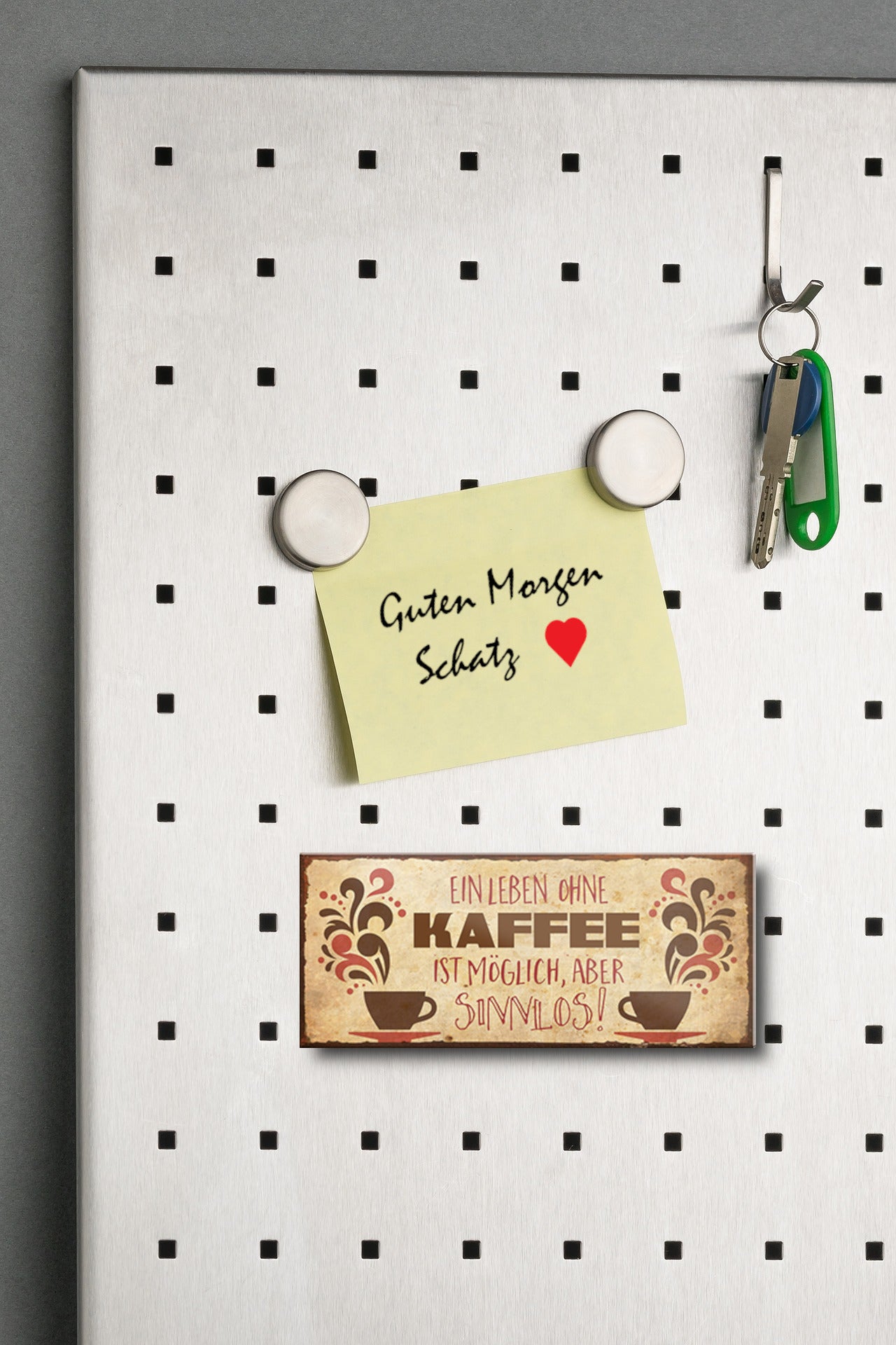 Magnet ''Ein Leben ohne Kaffee ist sinnlos'' 9,3x4cm