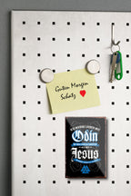 Magnet ''I'd rather drink with Odin in Valhalla Jesus'' 9x6x0.3cm