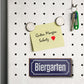 Magnet ''Biergarten (blockschrift)'' 9,3x4cm