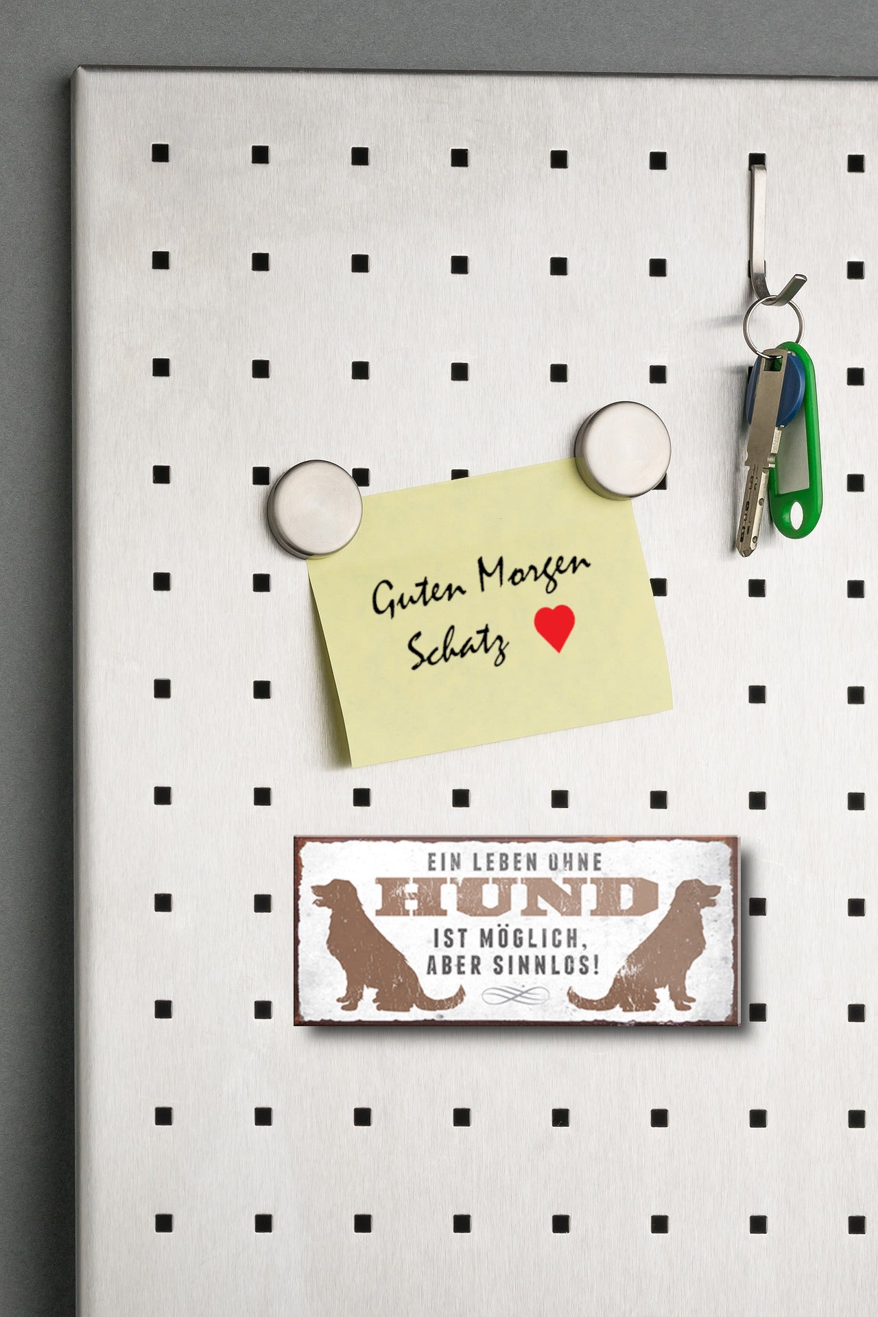 Magnet ''Ein Leben ohne Hunde ist sinnlos'' 9,3x4cm