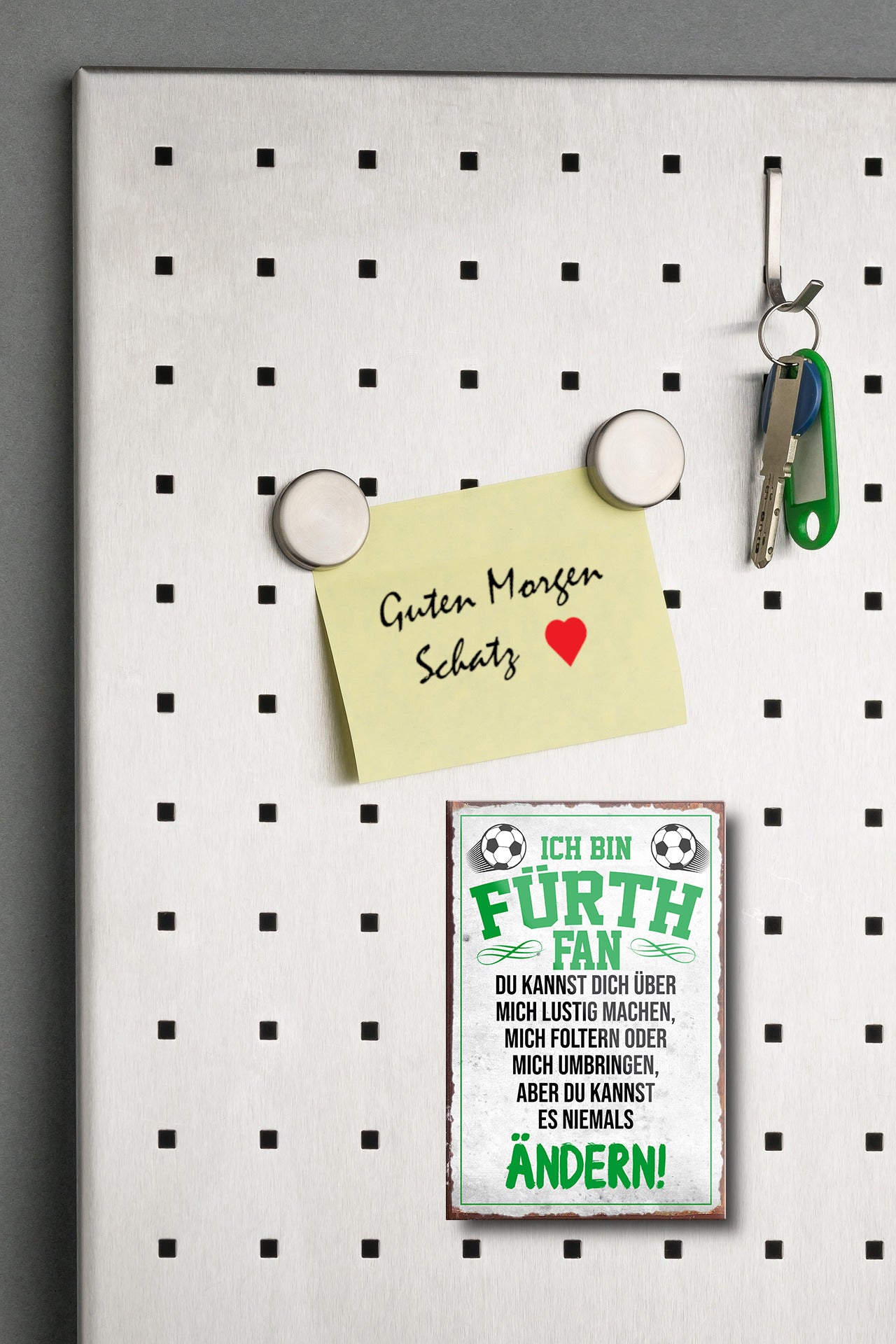 Magnet ''Fürth Fan'' 9x6x0,3cm