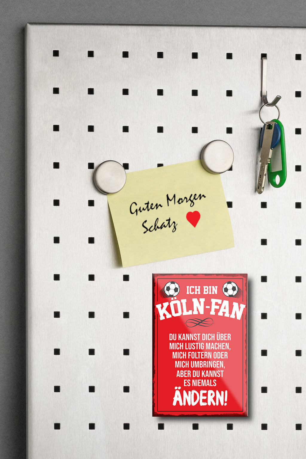 Magnet ''Köln Fan'' 9x6x0,3cm