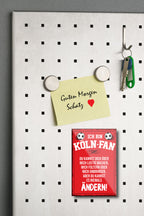 Magnet ''Köln Fan'' 9x6x0,3cm