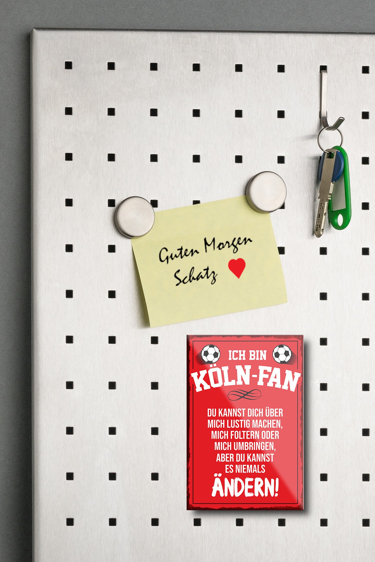 Magnet ''Köln Fan'' 9x6x0,3cm