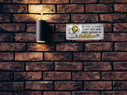 Tin sign ''and if you think it's no longer possible.. light her'' 28x12cm