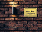 Blechschild ''Wacken City of Hardrock'' 20x30cm