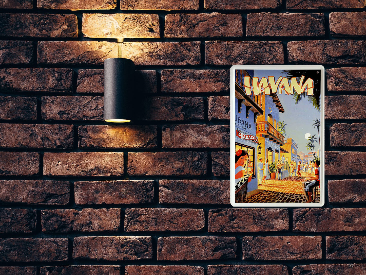 Blechschild ''Havana'' 20x30cm