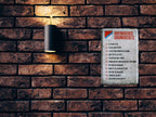 Tin sign "Rhenish Basic Law" 20x30cm