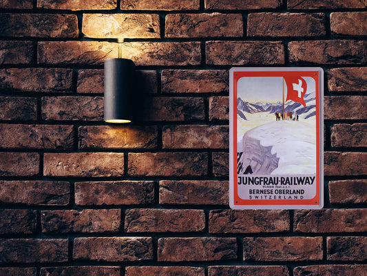 Tin Sign "Jungfrau Railway" 20x30cm