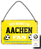 Blechschilder ''Fußball 1 von 5'' Bayern Dortmund Freiburg Köln Mönchengladbach Pauli uvm 18x12cm