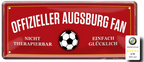 Blechschilder ''Fußball 4 von 5'' Dortmund Freiburg Köln Mönchengladbach Pauli uvm 28x12cm